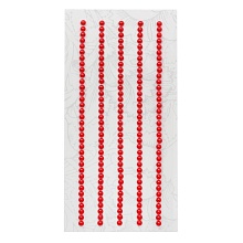 Декоративные наклейки 'Жемчуг', 3 мм, Astra&Craft (1, красный)