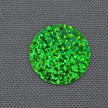 Пайетки голограмма 3 см (15-16гр)  (9, зеленый)