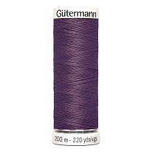 Нить Sew-All 100/200 м для всех материалов, 100% полиэстер Gutermann (128, гр.сирень)