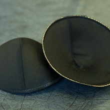Чашечки круглые (1 пара)  (М, черный)