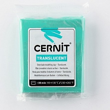 Пластика Cernit Translucent прозрачный 56гр (620, прозрачный изумруд)