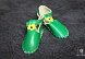 Туфли для куклы модель 3 70*30мм высота 35мм (02, зеленый)