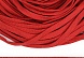 Шнур плоский 12мм х/б турецкое плетение  (012, красный)