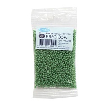  Бисер Preciosa 10/0 20гр (52240, зеленый непрозрачный)