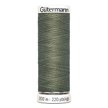 Нить Sew-All 100/200 м для всех материалов, 100% полиэстер Gutermann (824, св.хаки)
