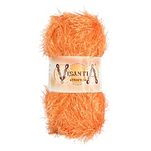 Пряжа Visantia"Trafka" 100% полиэстер, 100 г/150 м (0018, св. оранжевый)