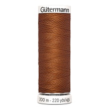 Нить Sew-All 100/200 м для всех материалов, 100% полиэстер Gutermann (649, коричневый)