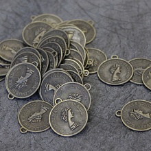 Монетки "Медальон" большие (уп=10шт)   