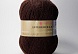 Пряжа для ручного вязания "Деревенская" 100% шерсть 100г/250м (17, шоколад)