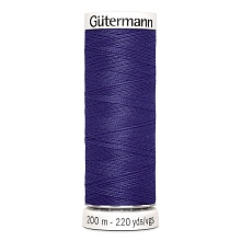 Нить Sew-All 100/200 м для всех материалов, 100% полиэстер Gutermann (463, т.фиолетовый)
