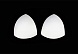 Чашечки А 438 треугольные  пуш-ап (1пара) (90, белый)