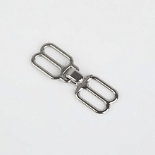 Регулятор-крючок для бретелей, металлический, 1 см, цвет серебряный