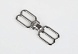 Регулятор-крючок для бретелей, металлический, 1 см, цвет серебряный