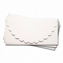 Основа для подарочного конверта №1 комплект 3шт. Цвет белый матовый