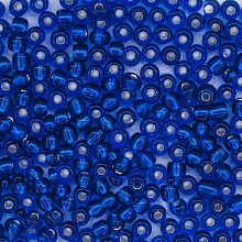 Бисер "Astra&Craft" (стекло) 6/0 крупный (уп=15гр)   (28, синий)