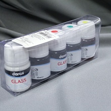 Набор акриловых красок по стеклу GLASS Darwi 5шт 30мл