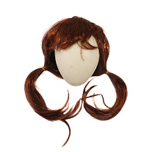Волосы для кукол (хвостики) (2, рыжий)