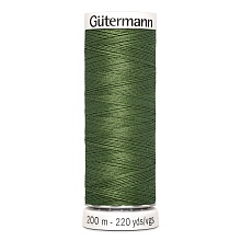 Нить Sew-All 100/200 м для всех материалов, 100% полиэстер Gutermann (148, гр.зеленый)