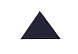 Термозаплатка (ткань) треугольник 40х60мм  (т.синий2)