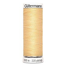 Нить Sew-All 100/200 м для всех материалов, 100% полиэстер Gutermann (3, св.желтый)