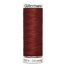 Нить Sew-All 100/200 м для всех материалов, 100% полиэстер Gutermann (227, т.коричневый)