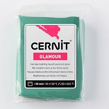 Пластика Cernit Glamour перламутровый 56-62гр (600, зеленый)