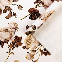 Бумага упаковочная глянцевая «Цветочный сад», 70×100 см