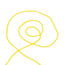 Шнур хозяйственный тип 1 2,5мм  (5, желтый)