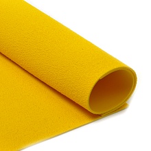 Фоамиран махровый 20х30, толщина 2мм (027, желтый)