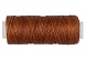 Нитки для кожи вощёные, плоские "Промысел" LC-001 0.8 мм 25 м (002, св.коричневый)