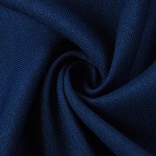 Ткань портьерная лен Brilliant ш 280см  (76096, т.синий)