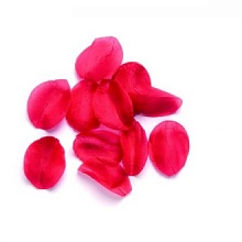 Лепестки розы (синтетика), красный, 100шт Glorex 