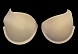 Чашечки с косточкой и уступом под бретель (1 пара)  (80 А, белый)