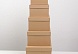 Крафт коробка однотонный  (22 х 14 х 8,5 см, прямоугольная)