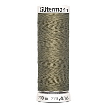 Нить Sew-All 100/200 м для всех материалов, 100% полиэстер Gutermann (264, св.хаки)