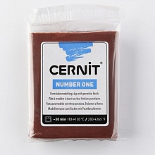 Пластика Cernit №1 56-62гр  (800, коричневый)