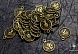 Монетки "Медальон" (уп=2шт)  (3, маленькие)