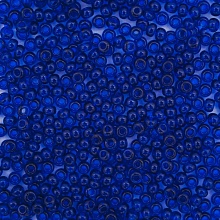 Бисер Preciosa 10/0 ~5гр  (30100, матовый синий прозрачный)