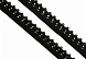 Резина декоративная 1,2 см №01322  (322 (1), черный)