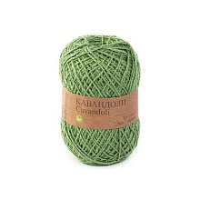 Пряжа для ручного вязания "Кавандоли" 100% Джут 100г/180м (434, зеленый)