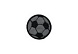 Термоаппликация Мяч Светоотражающая Размер: 35×35мм 