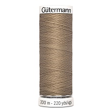 Нить Sew-All 100/200 м для всех материалов, 100% полиэстер Gutermann (868, т.бежевый)