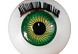 Глаза с ресничками круглые 20мм (уп=10шт) (1, зеленый)