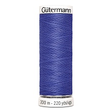 Нить Sew-All 100/200 м для всех материалов, 100% полиэстер Gutermann (203, бледно-фиоле...