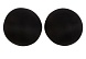 Чашечки круглые (1 пара)  (3, черный)