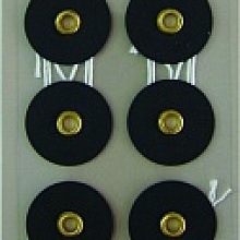 Декоративные элементы "Рукоделие" ESS-003 цвет: черный (8 элементов)