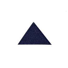 Термозаплатка (джинсовая) треугольник 25х35мм (т.синий4)