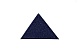 Термозаплатка (джинсовая) треугольник 40х60мм (т.синий4)