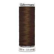 Нить Sew-All 100/200 м для всех материалов, 100% полиэстер Gutermann (280, коричневый)