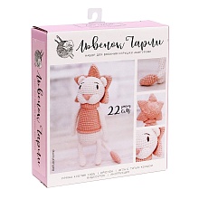 Амигуруми: Мягкая игрушка «Львёнок Чарли», набор для вязания, 10 × 4 × 14 с...